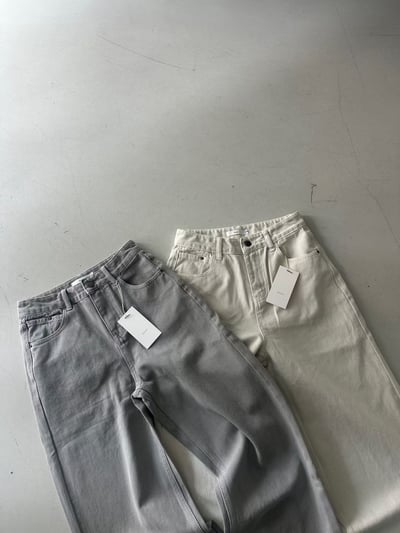 (小個友善) 附皮帶挺版直筒九分褲7