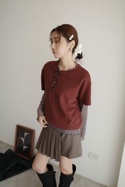 挺版毛料經典tee4