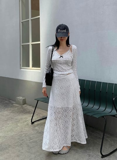 小背心外套小花兩件式6