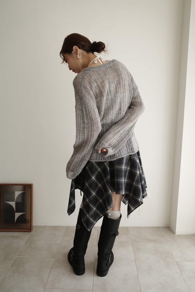 〖今年大勢〗時髦扣環霧面麂皮寬管靴2