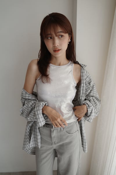 特殊光澤附罩杯坦克背心3