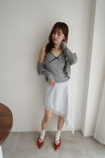 小背心外套小花兩件式5