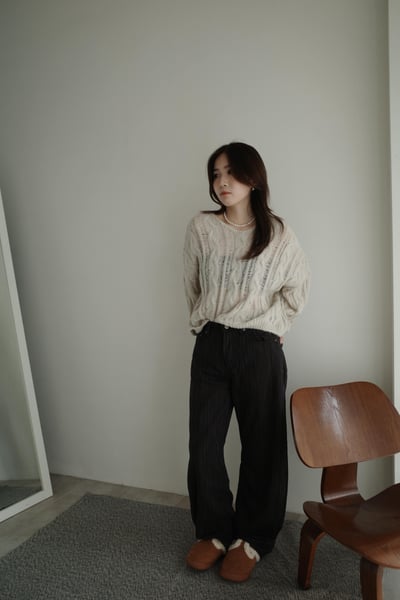 挺版微磨毛直線牛仔褲5