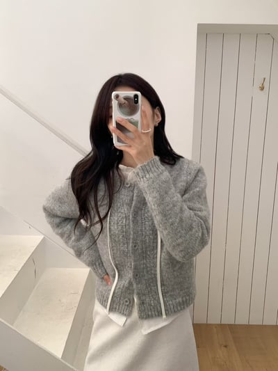 *絕美必買*厚織交疊麻花羊毛毛衣7