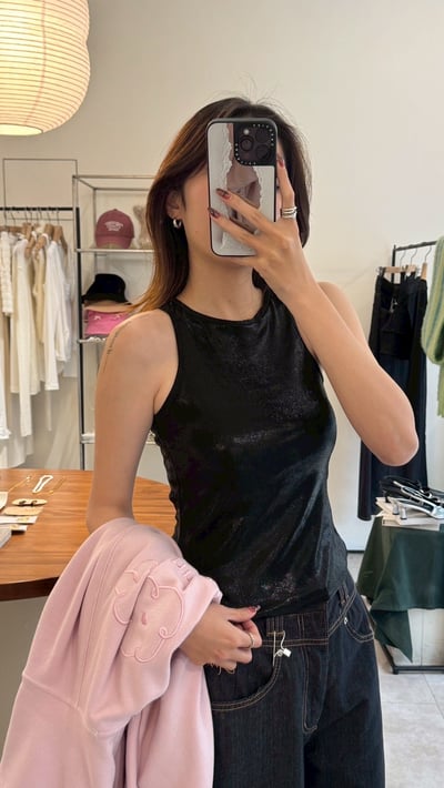 特殊光澤附罩杯坦克背心6