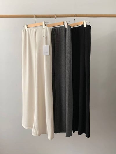 !! 舒服神褲 ! 軟Ｑ直腿坑條舒服褲5