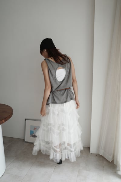 超美層次透膚紗裙2