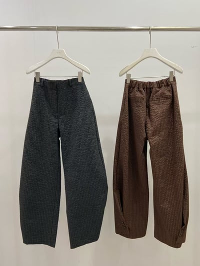 必買神褲！ 挺版下擺雙扣格紋褲7