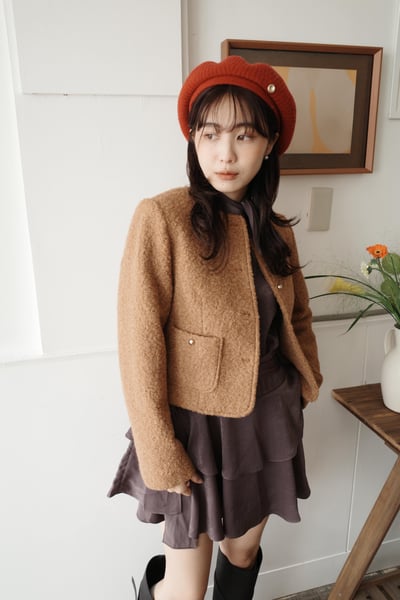 best熱賣! 捲捲毛法式小香外2