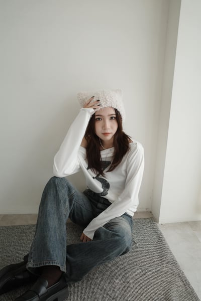 (hot) 卯丁排扣數字上衣4