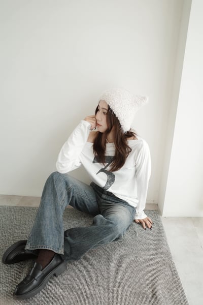 可愛！鬆軟貓耳毛帽6