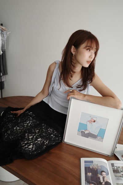 雙綁帶棉質開Ｖ背心6