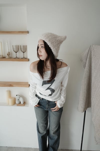 可愛！鬆軟貓耳毛帽4