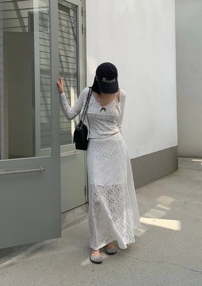 小背心外套小花兩件式7