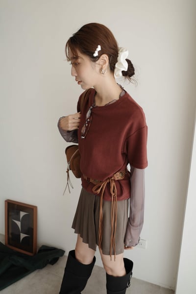 挺版毛料經典tee3