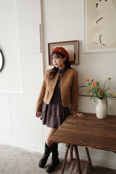 best熱賣! 捲捲毛法式小香外3