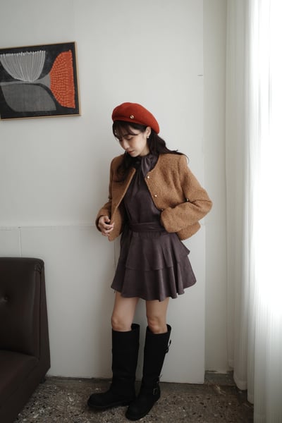 best熱賣! 捲捲毛法式小香外6