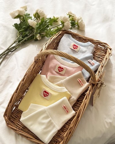 夏日純色居家套裝(baby/kids)2