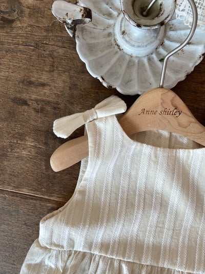 立體蝴蝶結蕾絲紋理包屁衣*現貨米S4