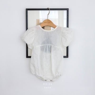 ribbon壓紋包屁衣(2color)10