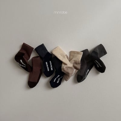 腳底不怕髒！拼接襪(4入/組)3