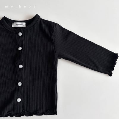 糖果鈕扣壓紋捲邊防曬罩衫10