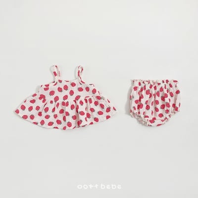 透氣涼爽傘襬背心+木耳捲邊麵包褲set(baby)3