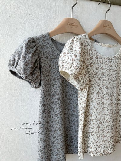 滿版小花親子裝2