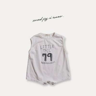 手繪數字連身衣(2color)12