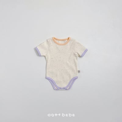 撞色彩點包屁衣11