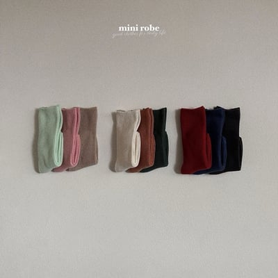 純色羅紋襪(3入/組)1