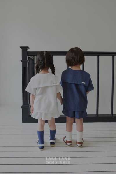 排釦直紋衫/褲子/裙子(kids)5