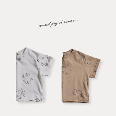 手繪小馬上衣(2color)1