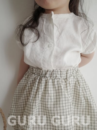 雙面穿澎袖上衣(2color)2