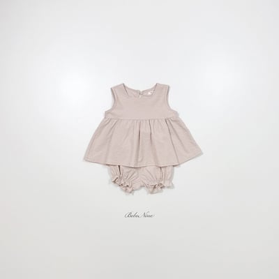 傘擺背心+花苞褲套裝(2color)13