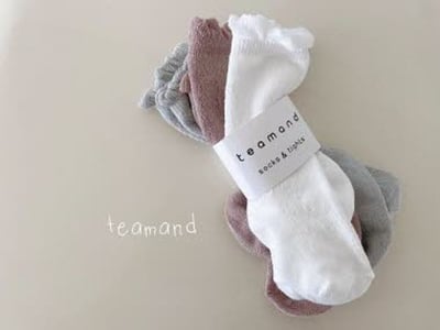 捲邊紋理長襪(3入/組)2