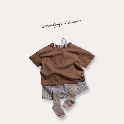 百搭純色寬鬆上衣(7color)4