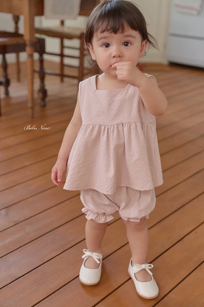 傘擺背心+花苞褲套裝(2color)3