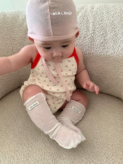 櫻桃細肩包屁衣(2color)9