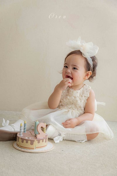 閃耀玫瑰ribbon包屁紗裙/洋裝6