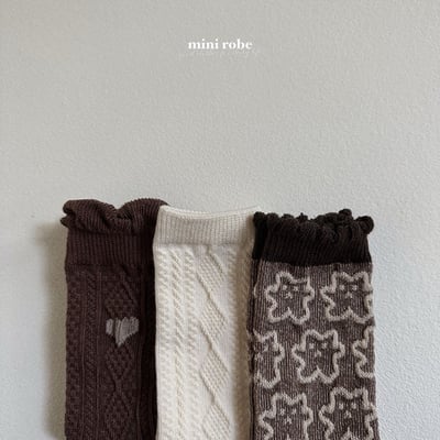 紋理中筒襪(3入/組)2