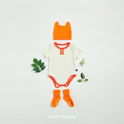 撞色滾邊包屁衣3