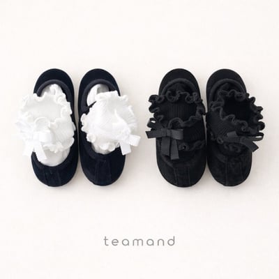 ribbon層次捲邊襪(2入/組)5