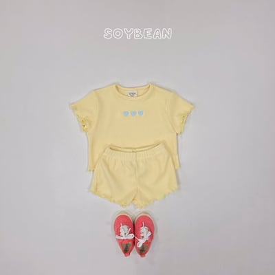 刺繡愛心木耳捲邊套裝13