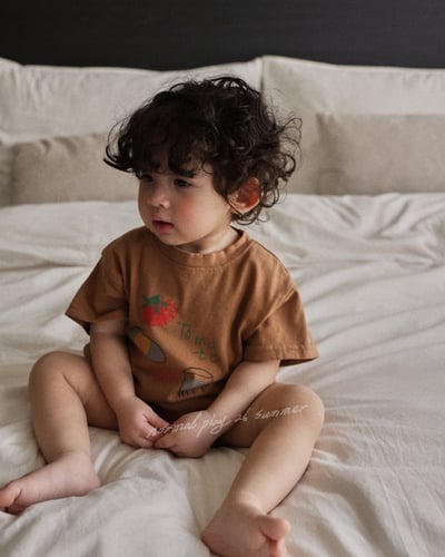 彩繪早餐連身衣(2color)9