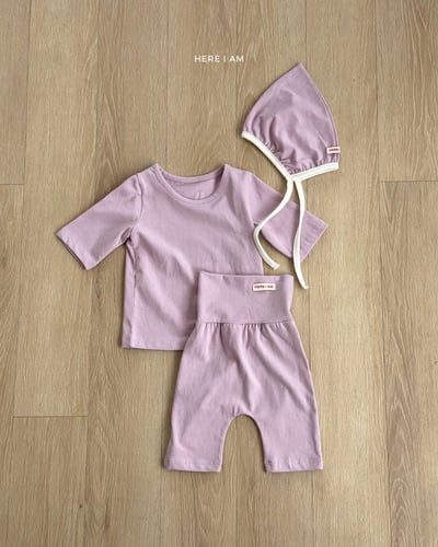 馬卡龍6分袖+褲套裝(baby/kids)5