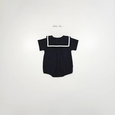 中性款 水手領包屁衣(2color)13