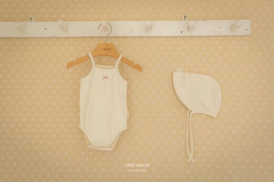 點點蝴蝶結背心包屁衣*現貨奶油12m13