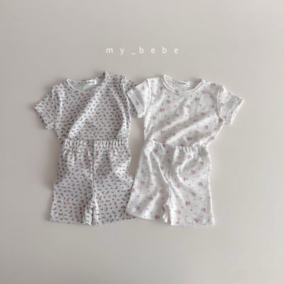 花花壓紋居家套裝(2color)4