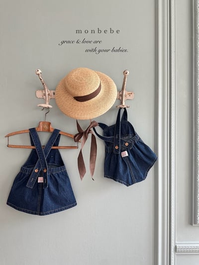單寧吊帶褲/吊帶裙5